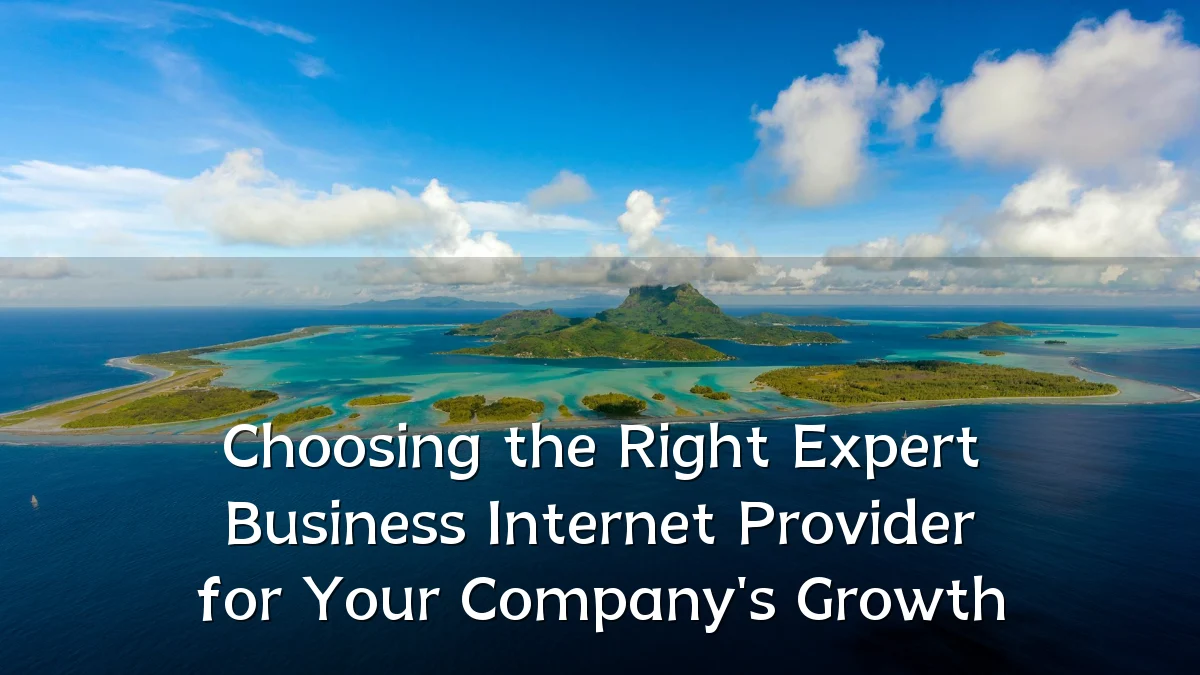Choosing the Right Expert Business Internet Provider for Your Company's Growth