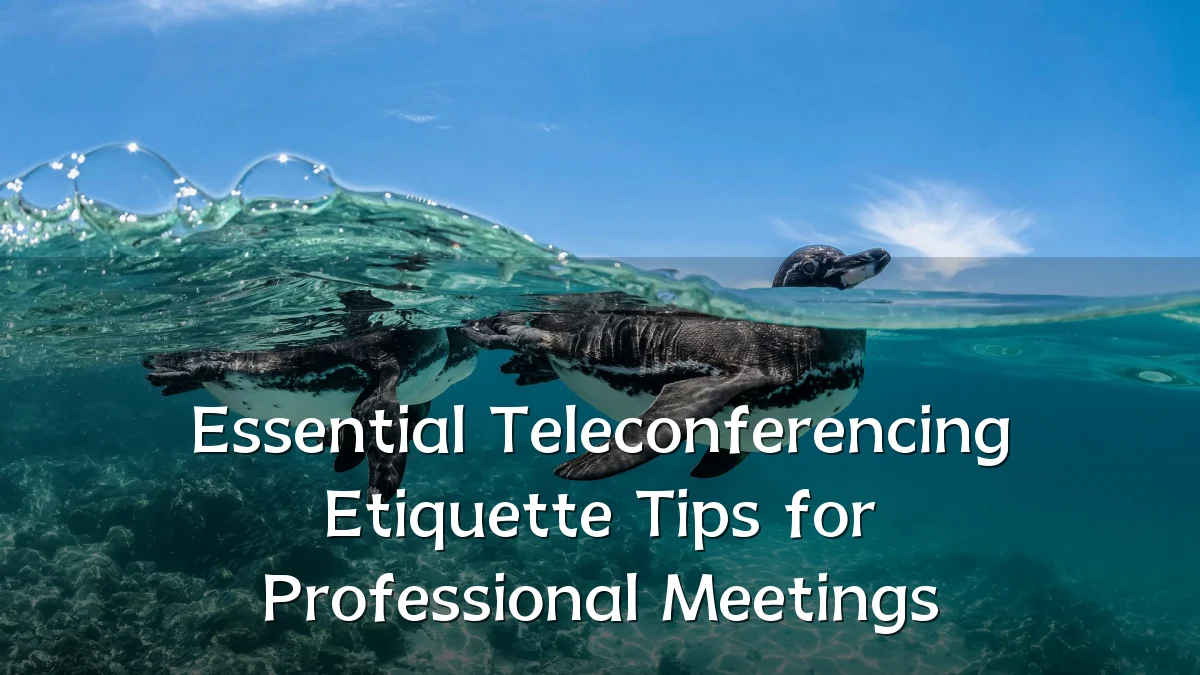 Essential Teleconferencing Etiquette Tips for Professional Meetings