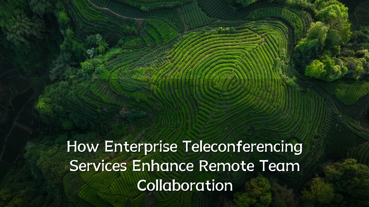 How Enterprise Teleconferencing Services Enhance Remote Team Collaboration