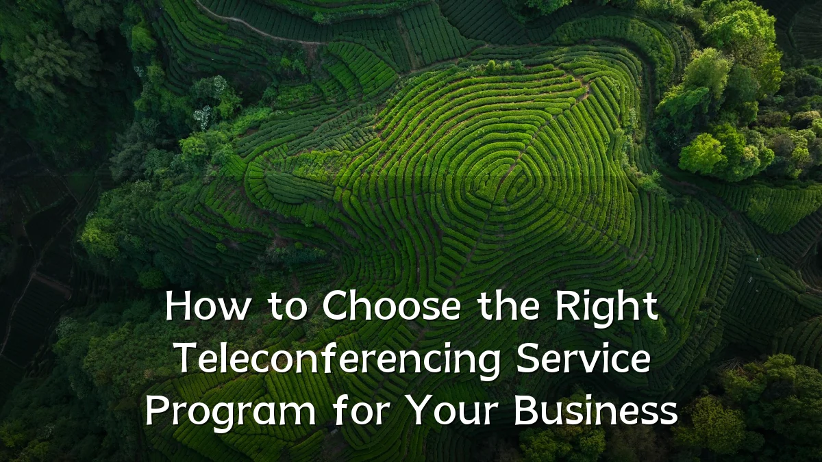 How to Choose the Right Teleconferencing Service Program for Your Business