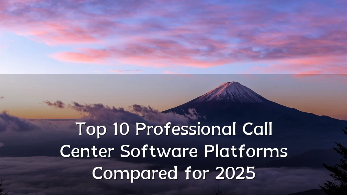 Top 10 Professional Call Center Software Platforms Compared for 2025