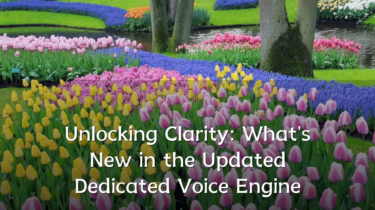 Unlocking Clarity: What's New in the Updated Dedicated Voice Engine