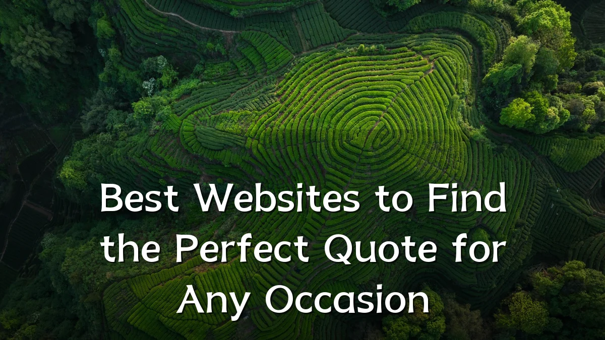 Best Websites to Find the Perfect Quote for Any Occasion