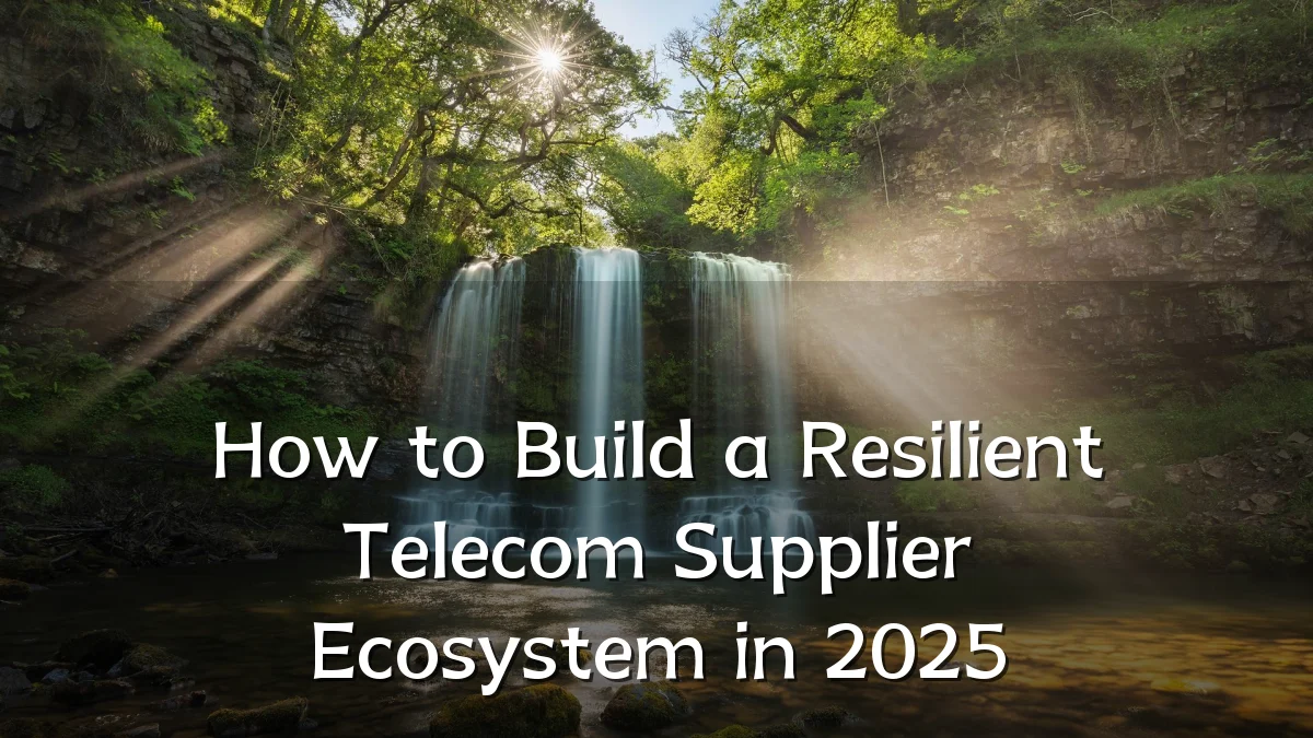 How to Build a Resilient Telecom Supplier Ecosystem in 2025