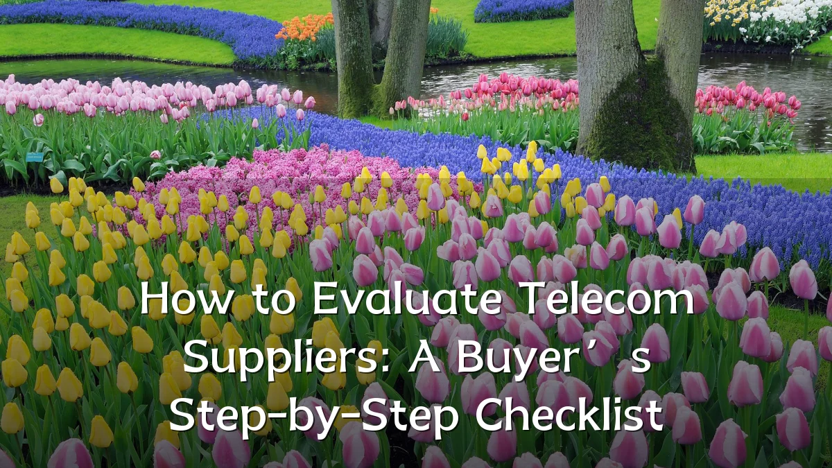 How to Evaluate Telecom Suppliers: A Buyer’s Step-by-Step Checklist