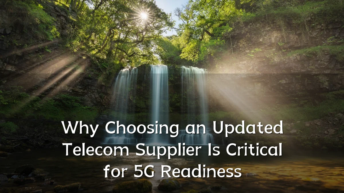 Why Choosing an Updated Telecom Supplier Is Critical for 5G Readiness